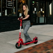 GOTRAX Apex Folding Electric Scooter, 350W Motor, 8.5 Tires, 15.5Mph, Disc Brakes, Black-White