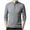 Gray1, variant on GigrtiJin Mens Plus Size Knitted Sweater Round Neck Solid Color 1/4 Zipper Casual Sweaters Warm Comfy Basic Pullover Tops