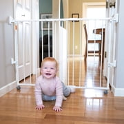 Toddleroo by North States EasyGlide Wide Baby Gate, 31" Tall, White