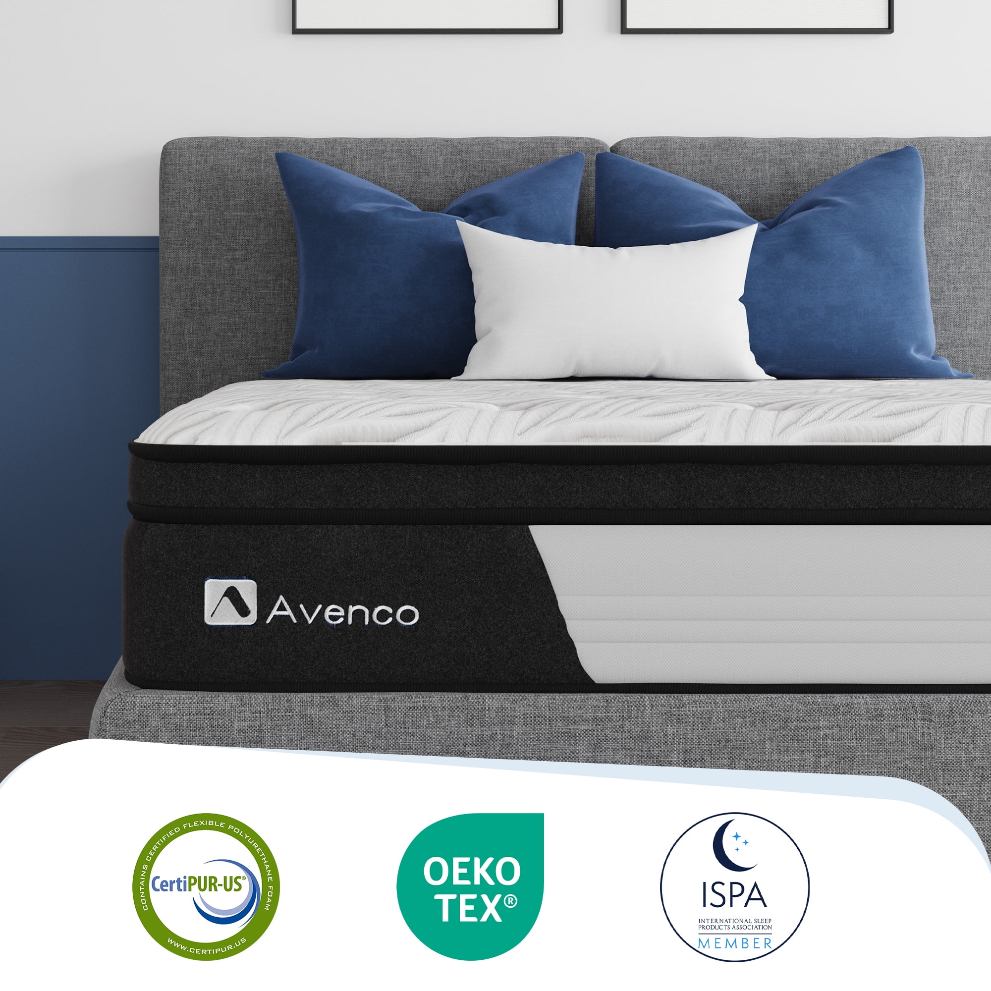 Avenco Classic 10'' Medium-Firm Hybrid Mattress, Full Size
