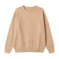 thumbnail image 6 of Kezqiaxn Teen Boy Clothes Long Sleeve Crewneck Sweatshirt with Pocket Fall Fashion Basic Pullover Tops School Kids Clothes Size 5-16, 6 of 6