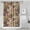Pioneer Flower Floral-2, variant on Pioneer Flower Floral Print Pattern Shower Curtain 84"x72", Bathroom Decorative Shower Curtain Set with 12 Hooks, Waterproof Washable
