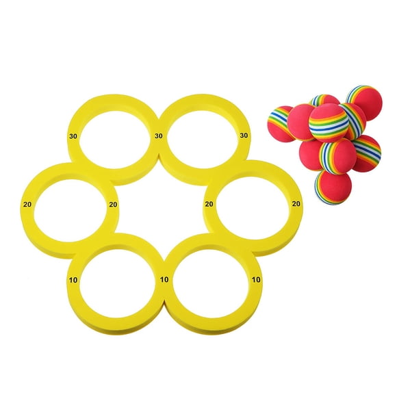 Jindong Pool Game with Score Combo Pool Floats with 10 Colorful Tossing Toss Game Swimming Toys Accessories for Family Par Dive Rings