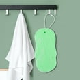 thumbnail image 5 of Unique Bargains 1 Pc Wave Pattern Bath Sponge Body Scrubber Cyan, 5 of 6