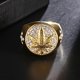 thumbnail image 4 of New 2023 Metal Glossy Rings for Men Geometric Width Signet Square Finger Punk Style Fashion Ring Jewelry Accessories Whole Sale, 4 of 5