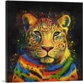 thumbnail image 1 of ARTCANVAS Leopard Africa Cat Canvas Art Print - Size: 36" x 36" (1.50" Deep), 1 of 9