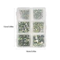 thumbnail image 3 of Seitruly 1 bolsa de cristal llamativo fácil de pegar diamantes de imitación para uñas artesanía DIY diferentes estilos dulce regalo para teléfono Juegos de manicura 320 Blanco AB Seitruly CE012309-14, 3 of 6