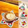 thumbnail image 6 of Mosaic Coaster Kit DIY Crafts Package Complete Beginner Friendly Set for Kids Adults Holiday Home Decoration, 6 of 9