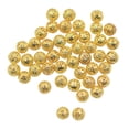 thumbnail image 1 of 100 cuentas espaciadoras redondas de metal de 6/8 mm para hacer joyas, dijes sueltos, 1 of 4