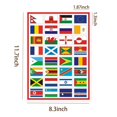 thumbnail image 2 of Stickers TamBee 224 piezas de banderas de países para decoración de viaje, 2 of 9