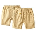 thumbnail image 4 of Esaierr Kids Toddler Boys Shorts Summer Five Pants with Pockets Solid Colours Cotton Shorts for Boys 1-8 Years, 4 of 8