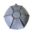 thumbnail image 3 of Cubierta para pelota de Yoga, accesorios para cubierta de pelota de ejercicio, protección plegable, pelota de Pilates Gris claro, 3 of 8