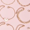thumbnail image 3 of 1 Set Layered Bracelet Moon Rose Multiple Wrap Bangle Stackable Jewelry Adjustable Jewelry for Women Girls, 3 of 4