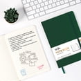 thumbnail image 2 of Vivin 3 Pack Lined Journal Notebooks for Writing, 192 Pages, 5.5 x 8.3 inch, Hardcover, Black, Burgundy, Dark Green, 2 of 7