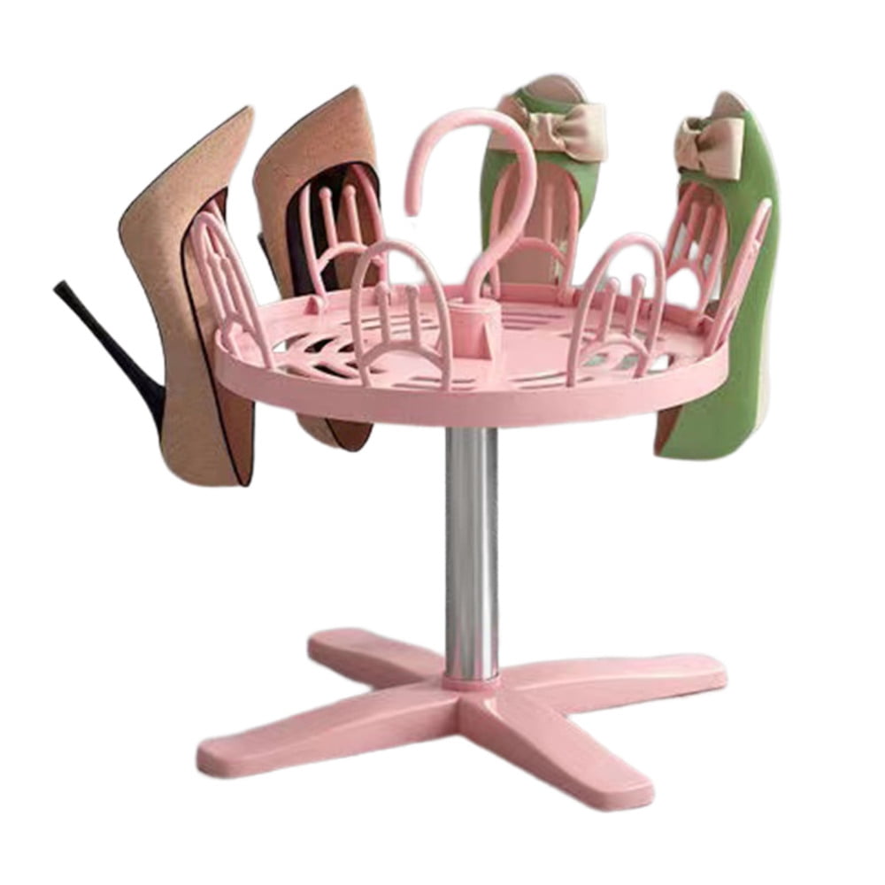 Shoe Rack Revolving Space Saving Multifunctional Shoes Drying Rack for