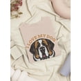 thumbnail image 3 of I Love My Dog T-Shirt Women -Image by Shutterstock, Female XX-Large, 3 of 4