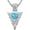 A10, variant on Arrowhead Necklace Crushed Turquoise Inlay Protection Courage Totem Arrow Jewelry Gift for Men Women