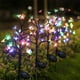 thumbnail image 1 of Paquete de luces solares de flores, luces decorativas LED multicolor, luces solares para jardín al aire libre con luces solares para patio, estanque, lámpara solar de plástico lateral, 1 of 7