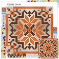 thumbnail image 1 of Kit Con Cuentas Cuadradas 5D DIY Del 30x30cm Naranja, 1 of 9