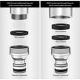 thumbnail image 3 of Sink Faucet Quick Connector,Faucet Adapter for Sink Connection Shower Hose/Garden Hose/Portable Washing Machine,Pet Bathing Chrome, 3 of 8