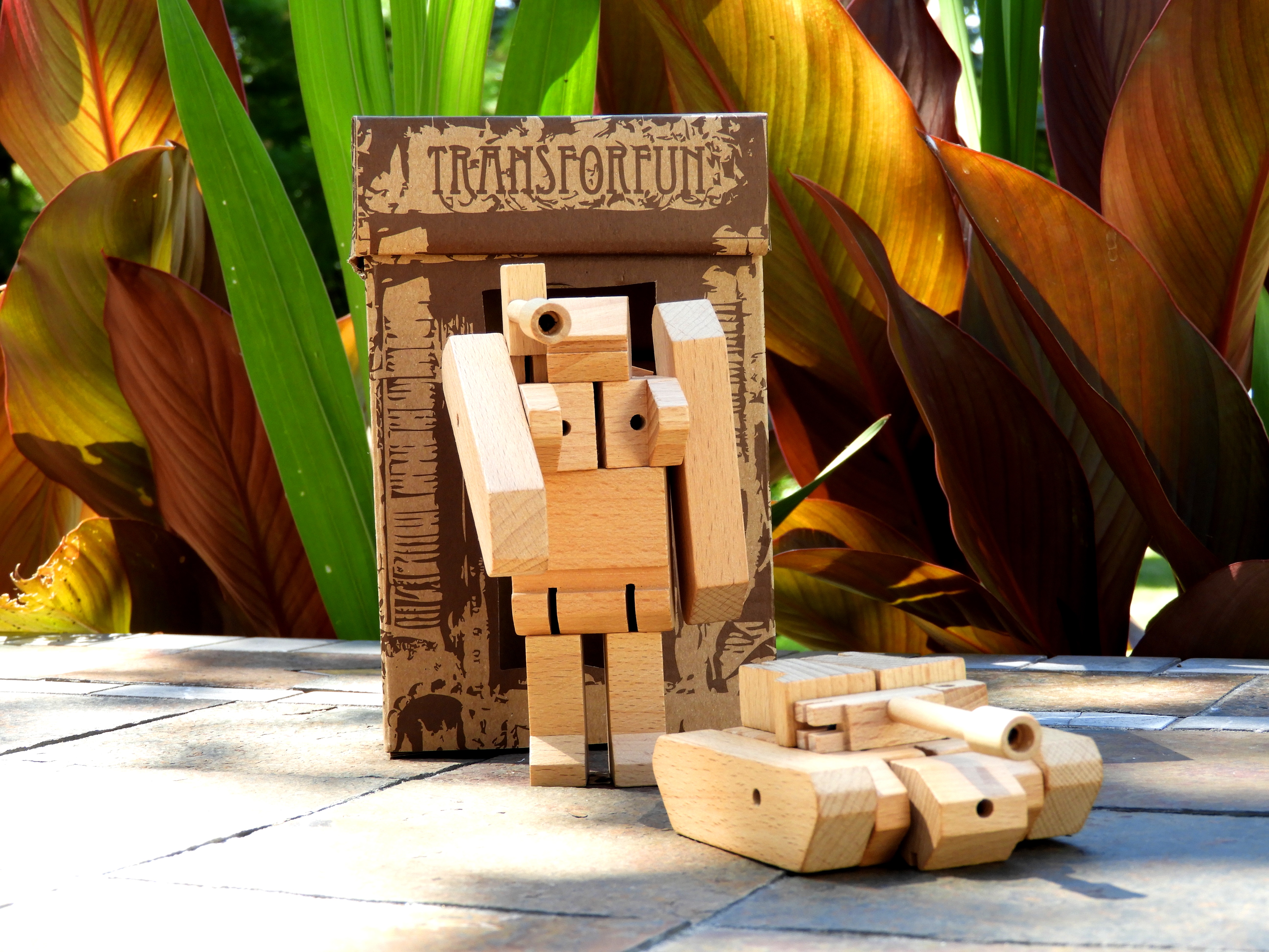 WooBots - Wooden Robot Transforms into a Tank