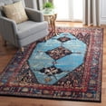 thumbnail image 2 of SAFAVIEH Vintage Hamadan Samia Oriental Area Rug, Red/Light Blue, 4' x 6', 2 of 7