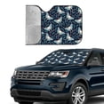 thumbnail image 3 of Kdxio Glowing Butterfly Print Front Windshield Sun Shade,Folding Auto Sunshade for Car Truck SUV-Small, 3 of 7