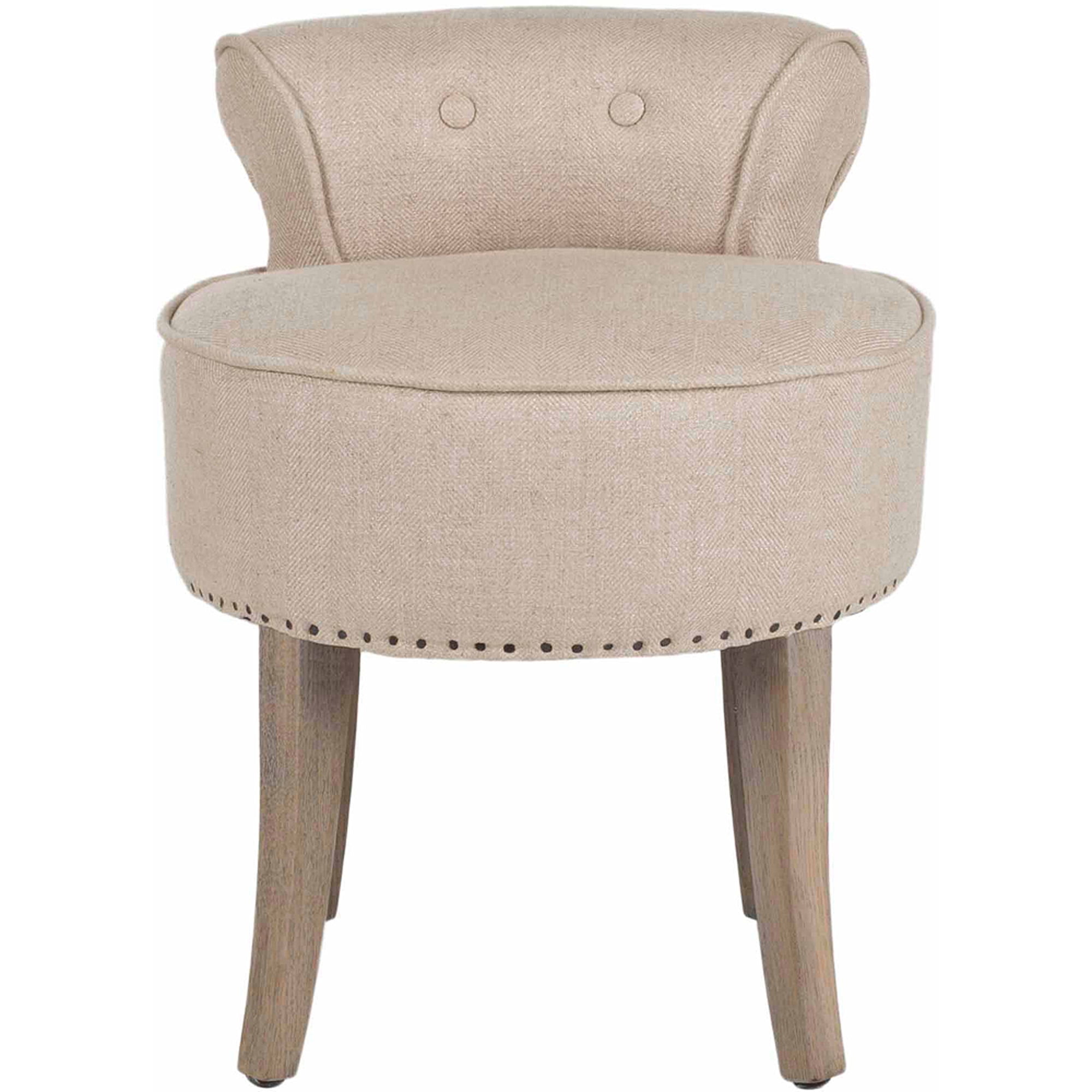 Safavieh Georgia Contemporary Glam Upholstered Vanity Stool Walmartcom Walmartcom Safavieh Georgia Contemporary Glam Upholstered Vanity Stool Walmartcom Walmartcom