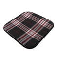 thumbnail image 1 of DOLITY Non Slip Memory Foam Cotton Stripe Office Kitchen Cushion Dining Pads , Square 40cm, 1 of 8