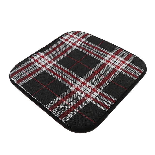 DOLITY Non Slip Memory Foam Cotton Stripe Office Kitchen Cushion Dining Pads , Square 40cm