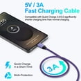 thumbnail image 2 of Charging Block, 3 Pack USB C Charger Block with 6FT Type C Cable, Type C Block USB C Brick Cube Wall Charger Adapter Power Base Fast Charger Station Compatible for iPhone Samsung Android, Mixed, 2 of 8