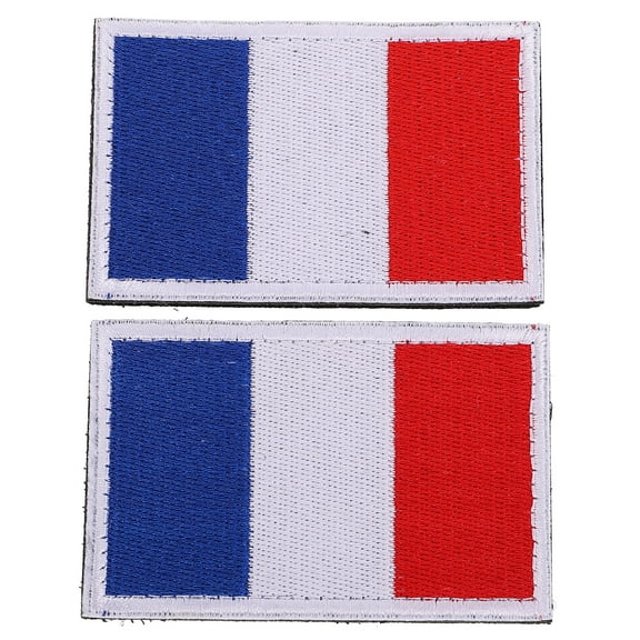 PAMINGONO Country Flag Patches Flag Patches Multi Polyester 2Pcs 3.1x2in