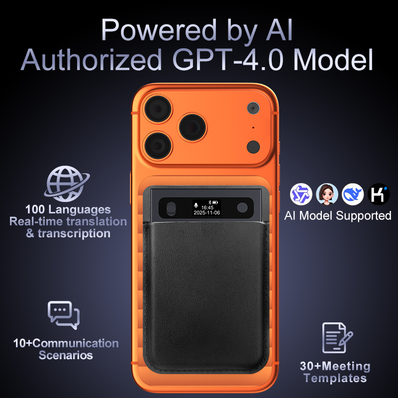 MUSICOZY AI Voice Recorder,Note Voice Recorder Transcribe&Summarize,AI Noise Cancellation Technology,Supports 120 Languages,64GB Memory APP Control Audio Recorder for Lectures,Meetings,Call,Dark Gray