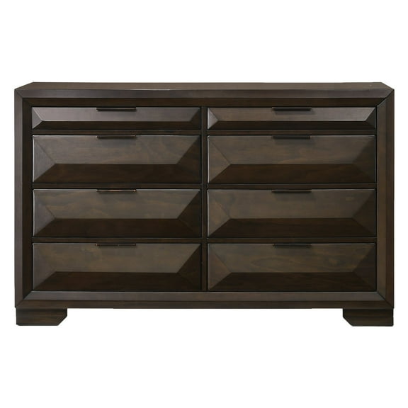 ACME Merveille 39" x 35" Brown Transitional Dresser Mirror