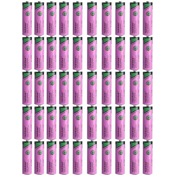 50 Pcs 3.6V SL-360 2.4Ah PLC/TL-5903 Battery 6ES7971-0BA00 for Siemens S7-400 PL and for Tadiran ER14500 ER14505 TL-2100