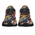 thumbnail image 5 of Bass Fishing American Flag Us Shoes Women's Fashion Sneakers Tennis Running Shoes for Men Women Black Size 8.5, 5 of 7