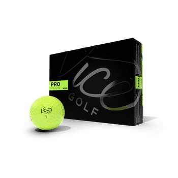 Vice Golf Pro Plus Golf Balls, 12 Pack, Lime
