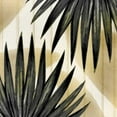 thumbnail image 3 of Allen, Kimberly 12x12 Black Modern Framed Museum Art Print Titled - Tropical Leaves Golden 2, 3 of 5