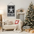 thumbnail image 4 of U.S. Army Emblem Garden Flag 12.5x18 Inch Double Sided Decorations Outdoor Yard Flags For Outside Lawn Porch Garden Decor, 4 of 5