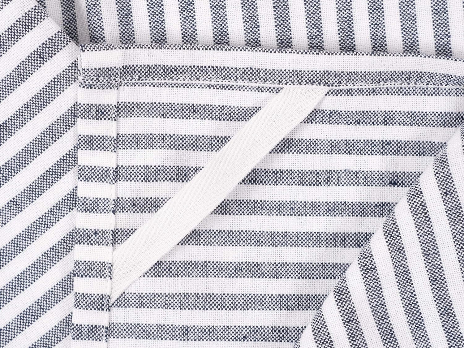 KAF Home Soho Kitchen Towels, Soft and Absorbent Flat Dish Towels, 18” x 28”, Navy, 10 Pack