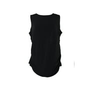 Calvin Klein Plus Size Black Fit Solutions Mixed-Media Tank Top 1X