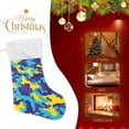 thumbnail image 4 of Coolnut 1 PCS Christmas Stocking Army Camouflage Big Warm 17.7 x 12 Inch Hanging Xmas Stockings Decoration for Family Holiday Party Ornaments Decor Fireplace, 4 of 7
