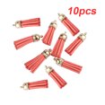 thumbnail image 3 of Baohd 10 Pieces Keychain Charms Tassels Decorations Accessory Finding Supplies Craft Accessories Jewelry Making Props Tassel for DIY Red, 3 of 5