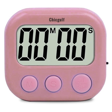 Chicgulf Electronic timers, Multi-Function Digital Electronic Timer, Suitable for Kitchen, Study, Work