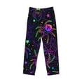thumbnail image 4 of Daiia Multi-colored Spiders Men's Sleep Pant with Pockets and Drawstring,Pajama Pants-Small, 4 of 9
