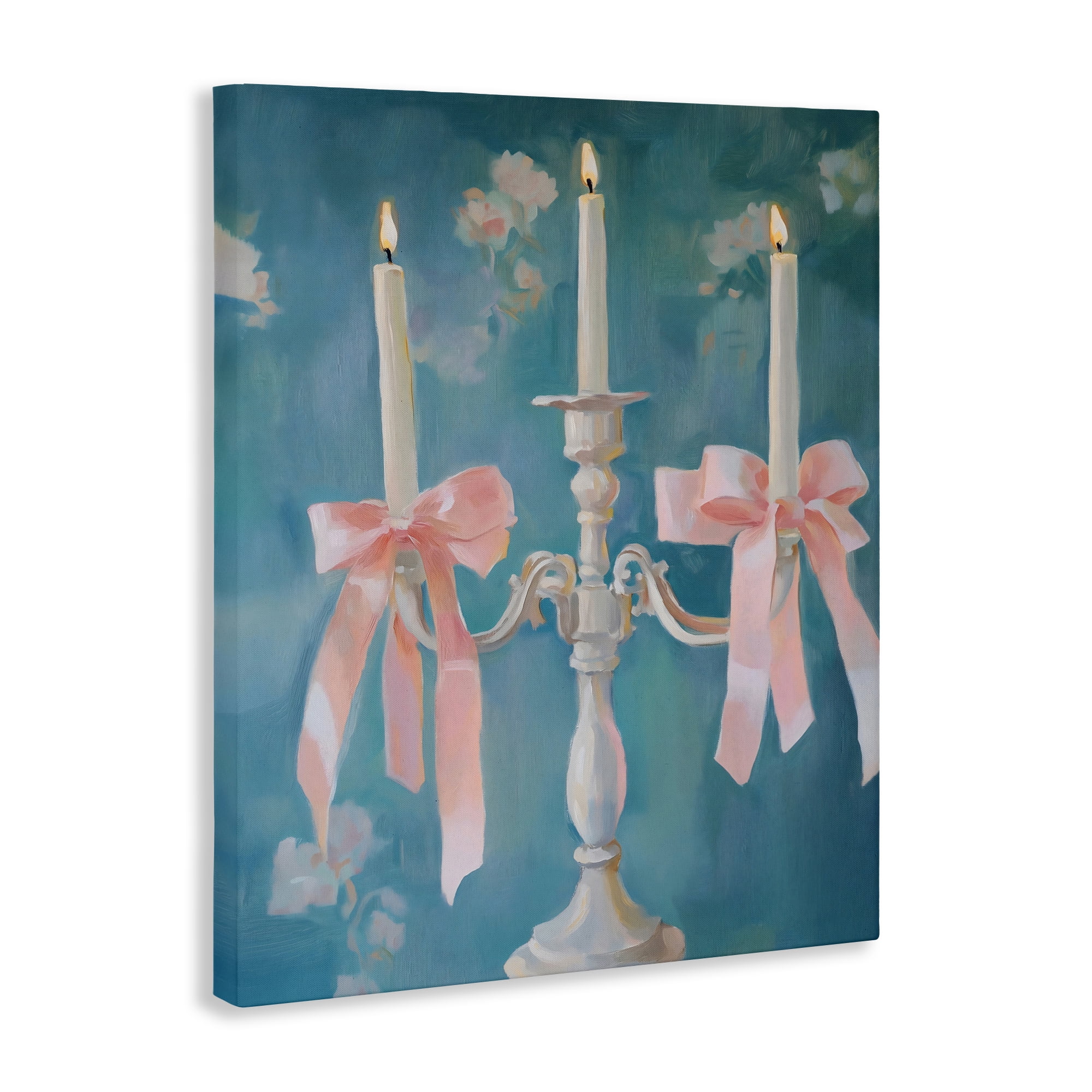 Stupell Industries Elegant Coquette Candelabra Canvas Wall Art, design by The Prints Vibe