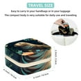 thumbnail image 5 of Sea Lion Travel Portable Square Display Case Decorative Box Jewelry Stand Earring Holder for Girls and Women: Stores Rings, Earrings, Necklaces, Bracelets, and More, 5 of 6