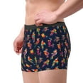 thumbnail image 2 of Yiaed Colorful Birds Print Men's Soft Cotton Boxer Shorts Breathable Boxers Underwear Moisture-Wicking Underwear Stretch Boxer Briefs for Man-Small, 2 of 5