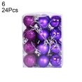 thumbnail image 2 of Farfi 24 unids 3 cm de plástico bolas de navidad bolas adornos caseros colgando ornamentos Farfi 21036428, 2 of 6