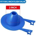 thumbnail image 3 of 4 Pieces Toilet Flapper Replacements 2 Inch Toilet Flapper Stopper Water Saving Flappers with 4 Pieces Toilet Chains, 3 of 7